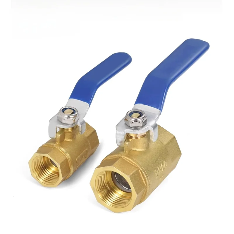 Valve à billes de boucle en cuivre